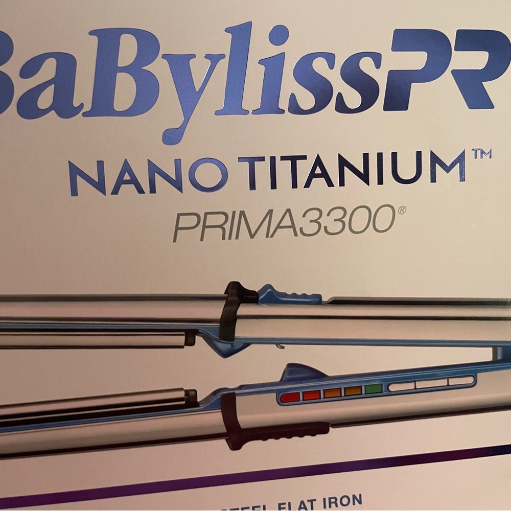 BaBylissPRO Nano Titanium Prima 3300 Flat Iron 1 1/2 inch